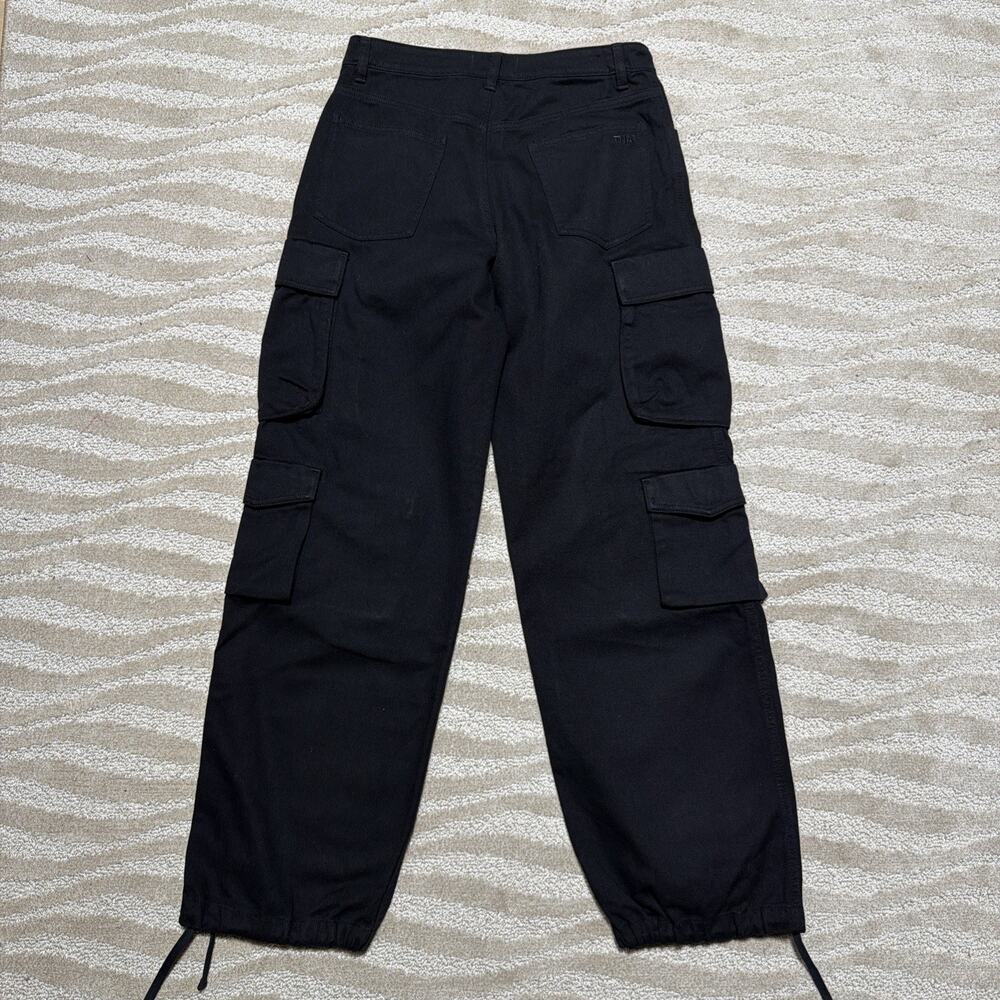 Aritzia TNA Womens Cargo Pants Size 6 Black Drawstring Ankle 30x31 NWOT - Picture 2 of 11
